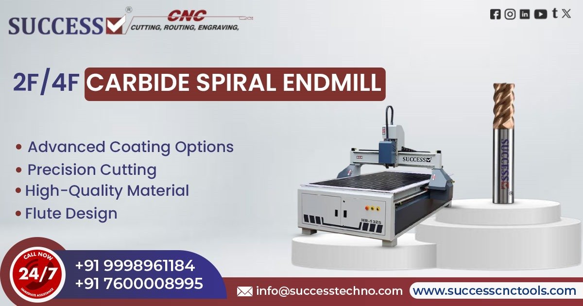 Carbide Spiral Endmill in Maharashtra
