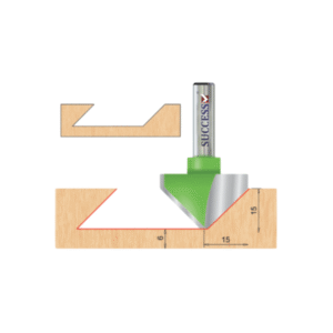 Handle Profile Router Bit T.C.T (Brazed) (2pcs Set)