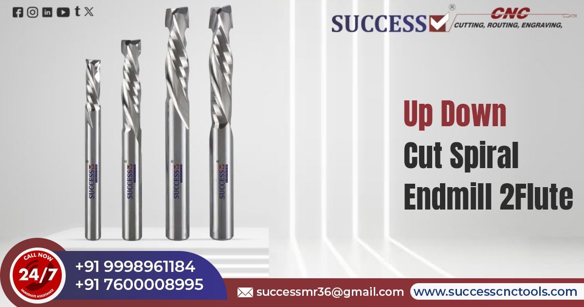 Up Down Cut Spiral End Mill Flute in Madhya Pradesh