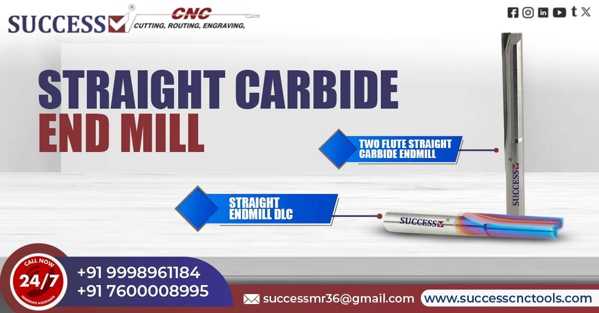 Straight Carbide End Mill in Maharashtra