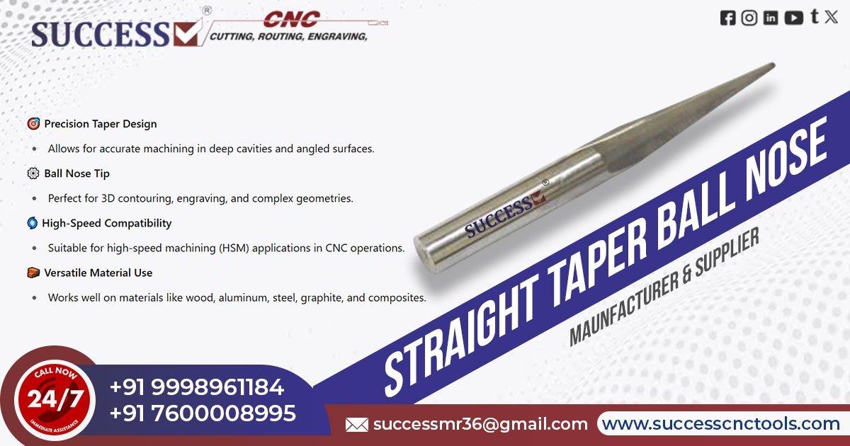 Straight Taper Ball Nose in Tamil Nadu