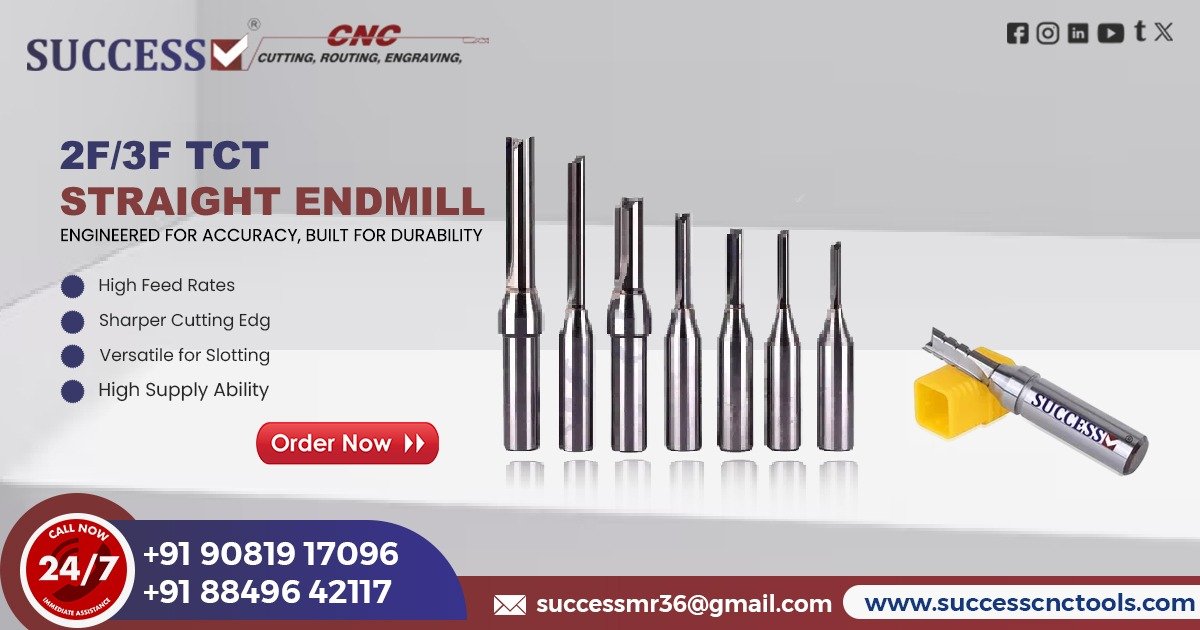 TCT Straight End Mill in Maharashtra