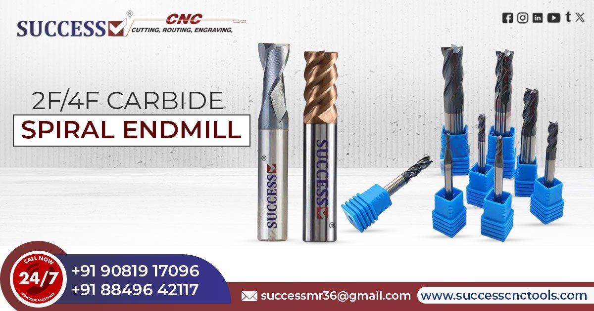 Carbide Spiral End Mill in Gujarat