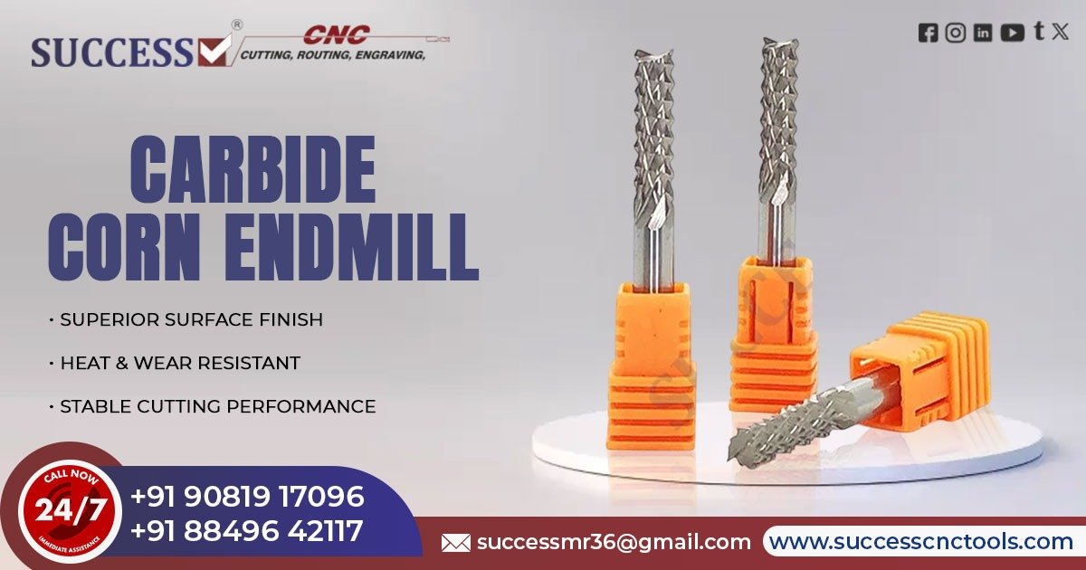 Carbide Corn End Mill in Bihar
