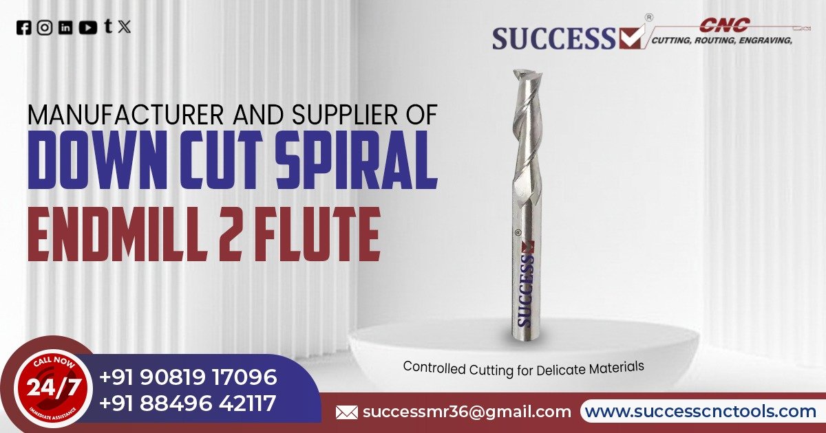 Down Cut Spiral Endmill Two Flute in Odisha
