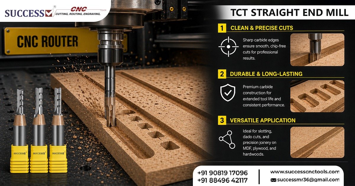 TCT Straight End Mill in Madhya Pradesh