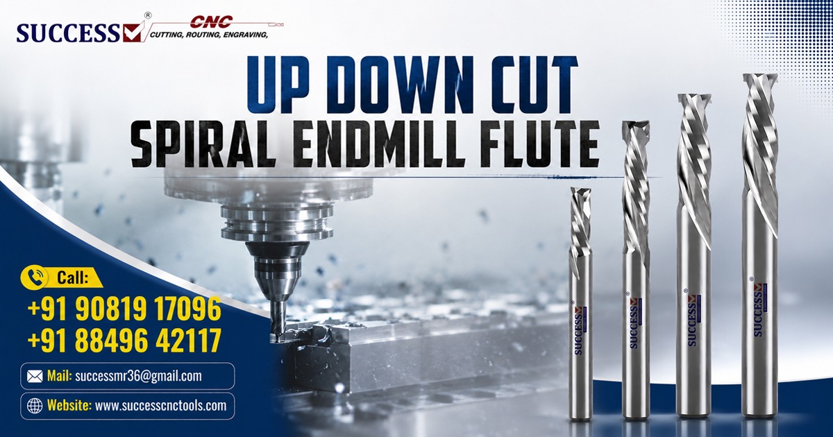 Up Down Cut Spiral End Mill Flute in Gujarat