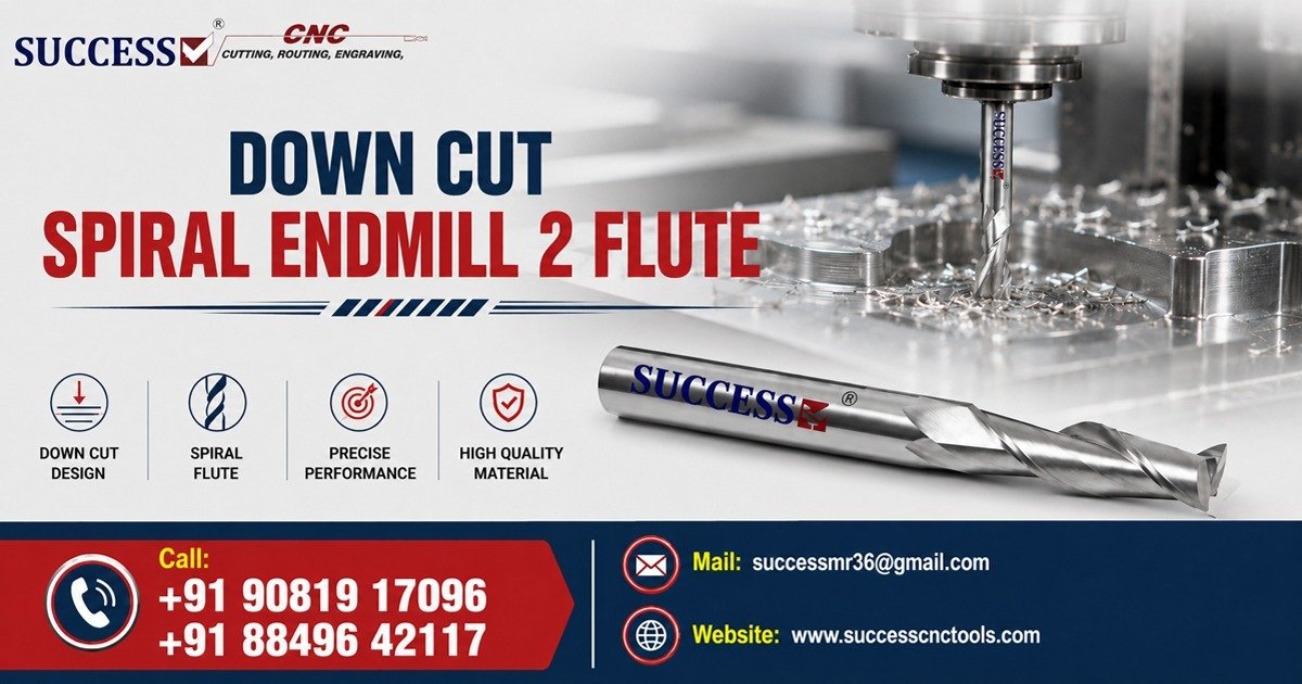 Down Cut Spiral Endmill Two Flute in Maharashtra
