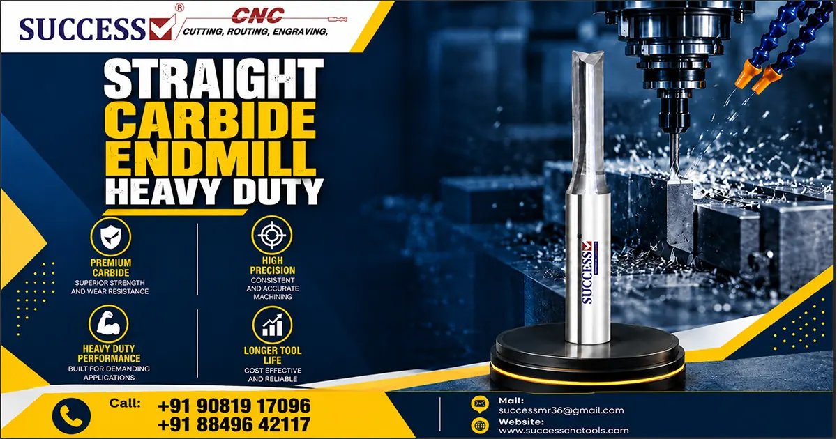 Straight Carbide Endmill Heavy Duty in Gujarat