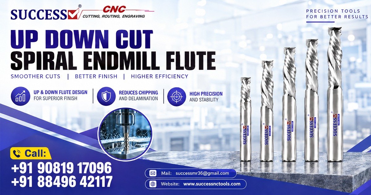 Up Down Cut Spiral Endmill Flute in Odisha
